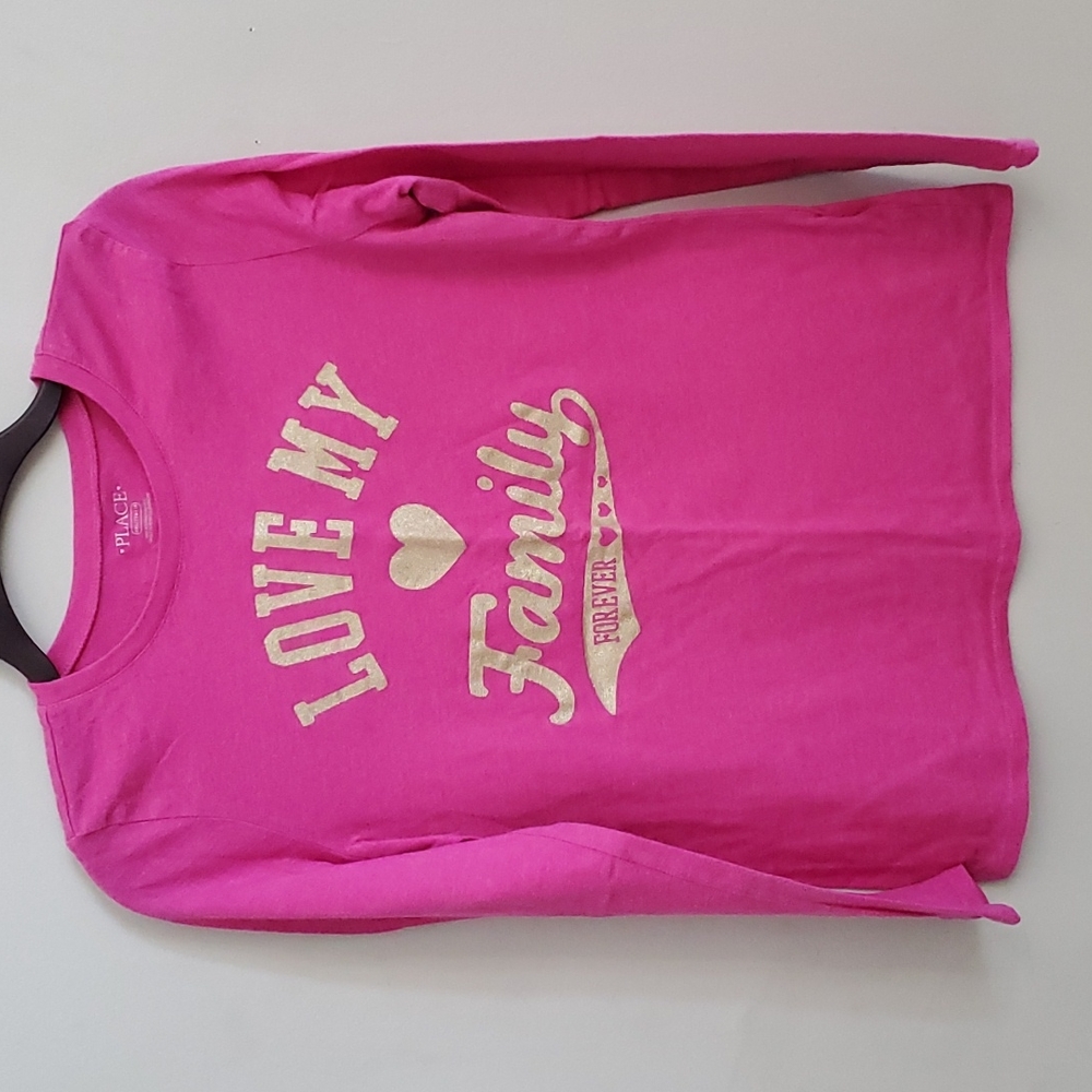 3 for $15 Girl's Long Sleeve Pink T-shirt
